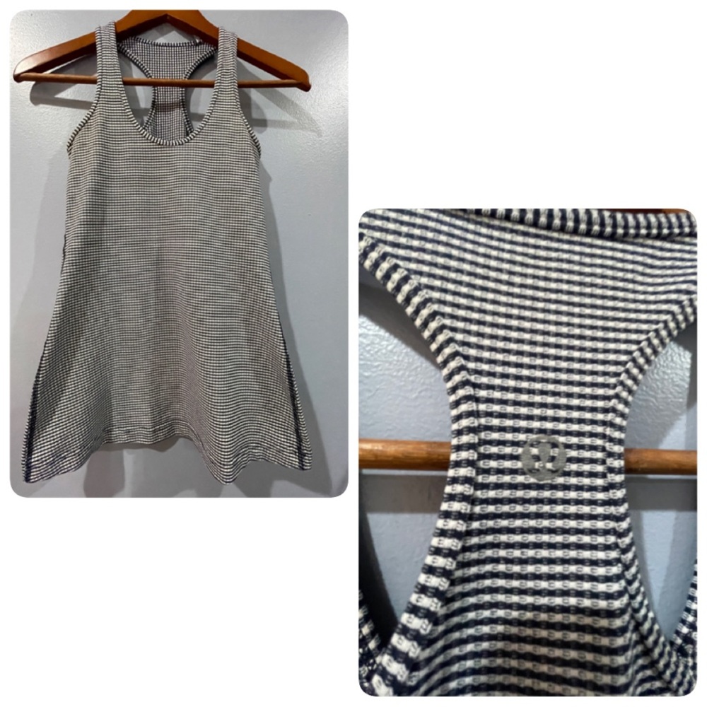 Lululemon Black & White Women’s Tank Top Size S